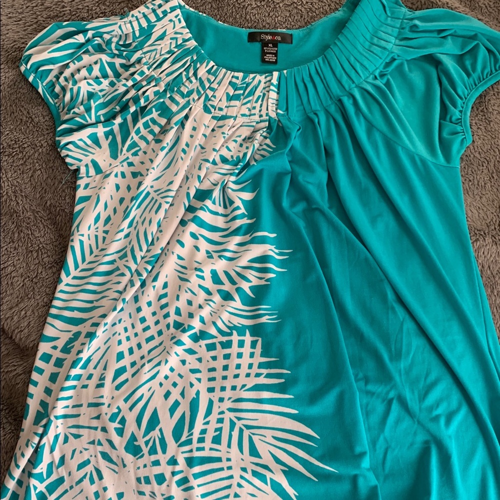 Style & Co Short Sleeve Top